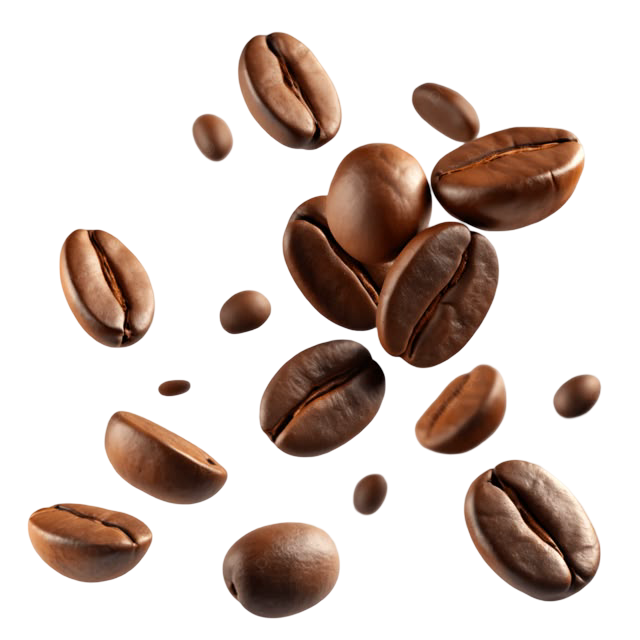 Coffee beans decoration